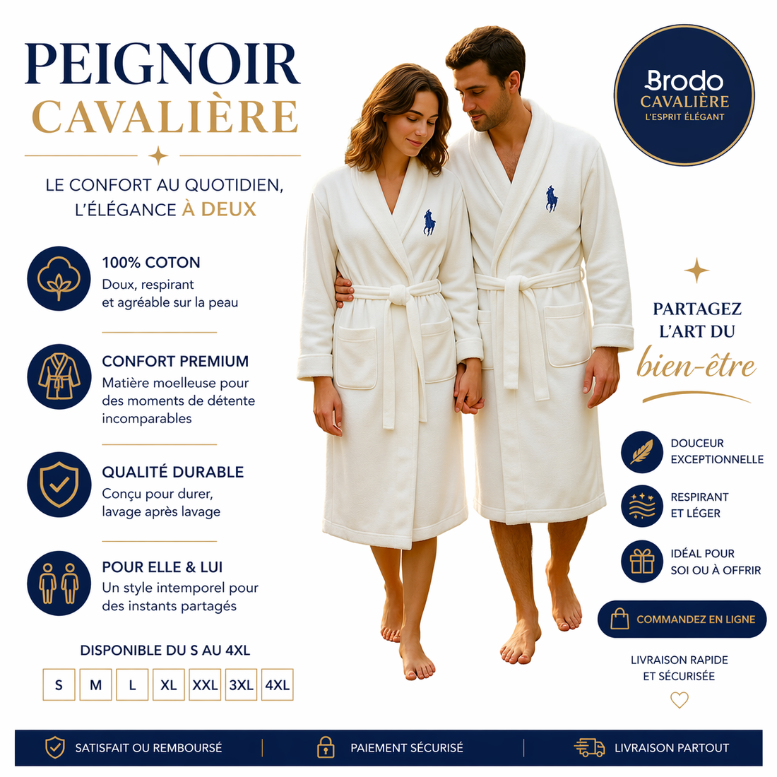Peignoir et serviette 100% coton au Maroc : comment choisir une qualité hôtel chez soi ?