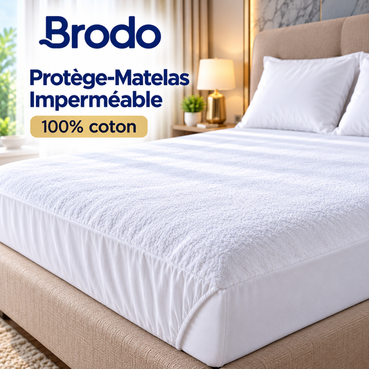 Protège-Matelas 100% Imperméable BRODO