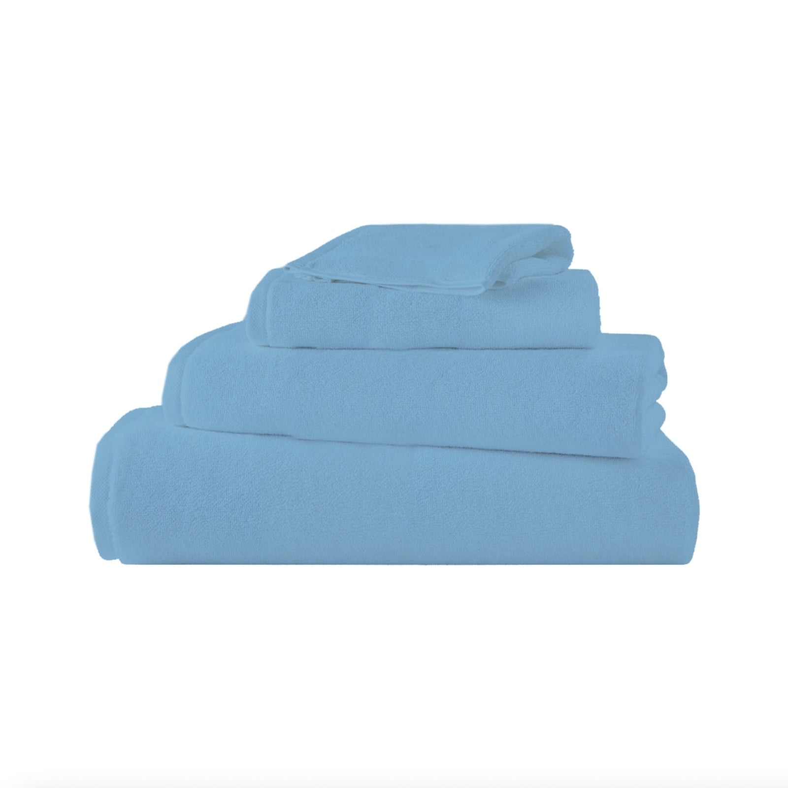 Serviette 100% coton peigné – Excellente absorption pour une peau fraîche et sèche.
