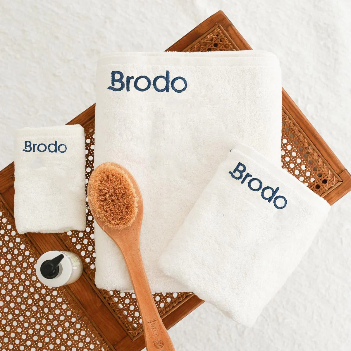 Serviettes Brodo Ultra-Douces et Absorbantes en 100% Coton