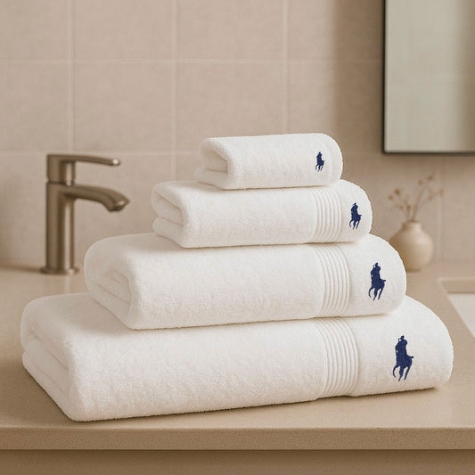 Serviette Cavalière Ultra-Douces et Absorbantes en 100% Coton