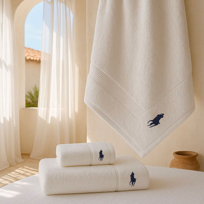 Serviette Cavalière Ultra-Douces et Absorbantes en 100% Coton