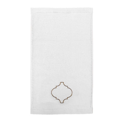 Serviette à main brodée Catena Doré
