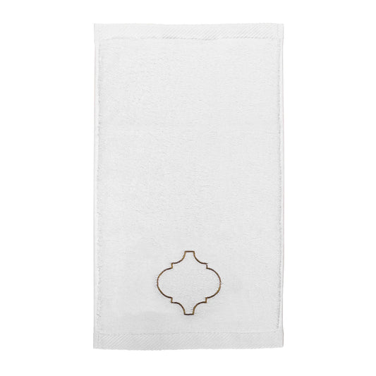 Serviette à main brodée Catena Doré