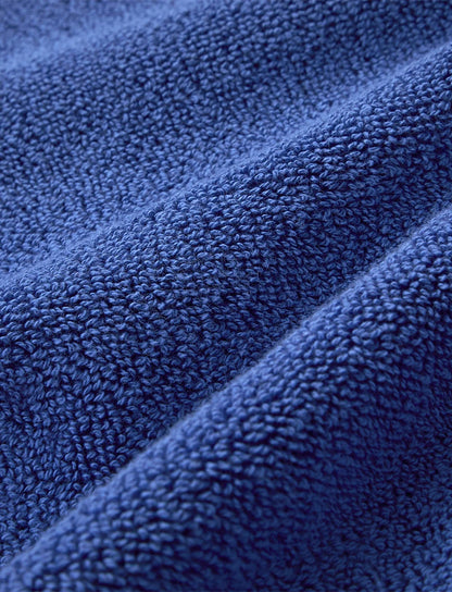 bleu Pack Serviettes Cavalière 100% Coton : 2 Serviettes 30x50 cm, 1 de 100x50 cm, et 1 de 150x100 cm