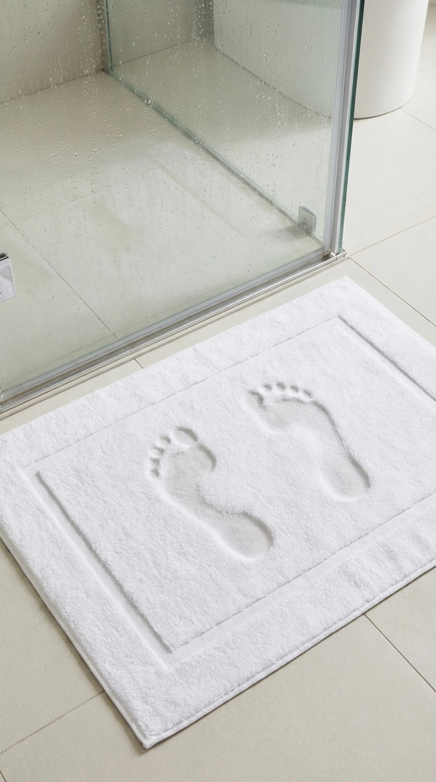 Tapis de bain 900 g/m² antidérapant 100 % coton – 50x80 cm